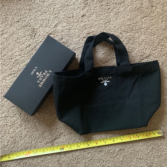 Prada Black Canvas Handbag - Picture 1 of 3